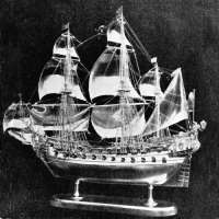  Modell der Fregatte Frie­drich Wilhelm zu Pferde