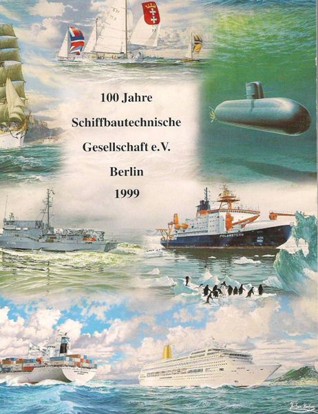 Plakat der Schiff­bau­tech­ni­schen Ge­sell­schaft